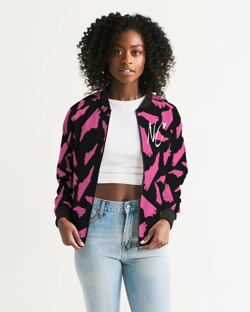 Pink camo hotsell cropped jacket