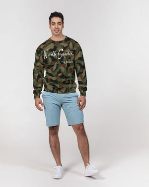 North Carolina camouflage Men's Classic French Terry Crewneck Pullover