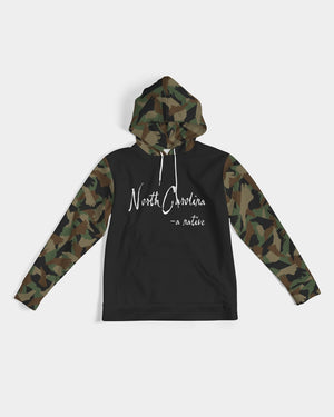 North Carolina black with Camouflage sleeve Men's Hoodie sweatshirt