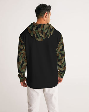 North Carolina black with Camouflage sleeve Men's Hoodie sweatshirt