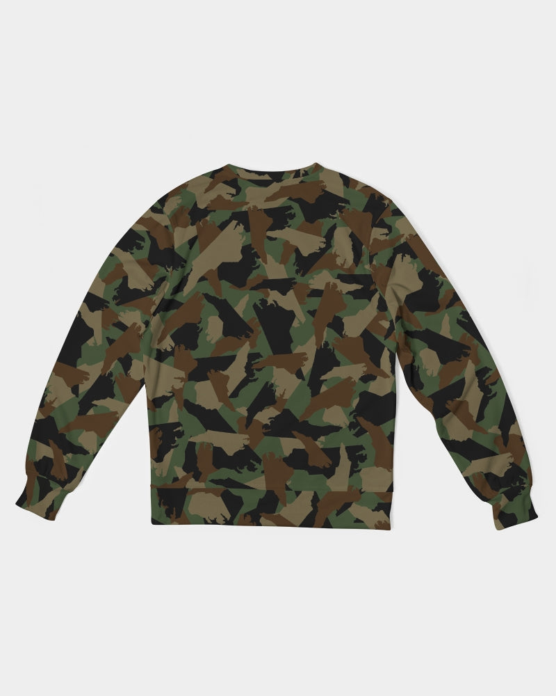 North Carolina camouflage Men's Classic French Terry Crewneck Pullover