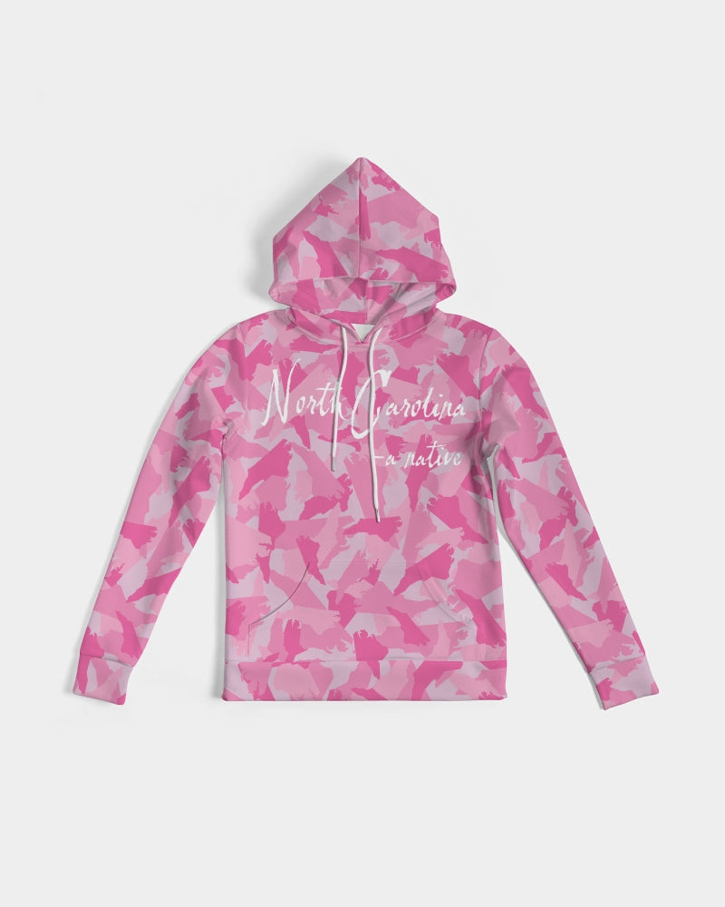 North Carolina pink camo Women's Hoodie